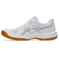thumbnail image 4 of Zapatillas de interior ASICS Upcourt 6 para mujer blanco/plata pura, talla 9, 4 of 9