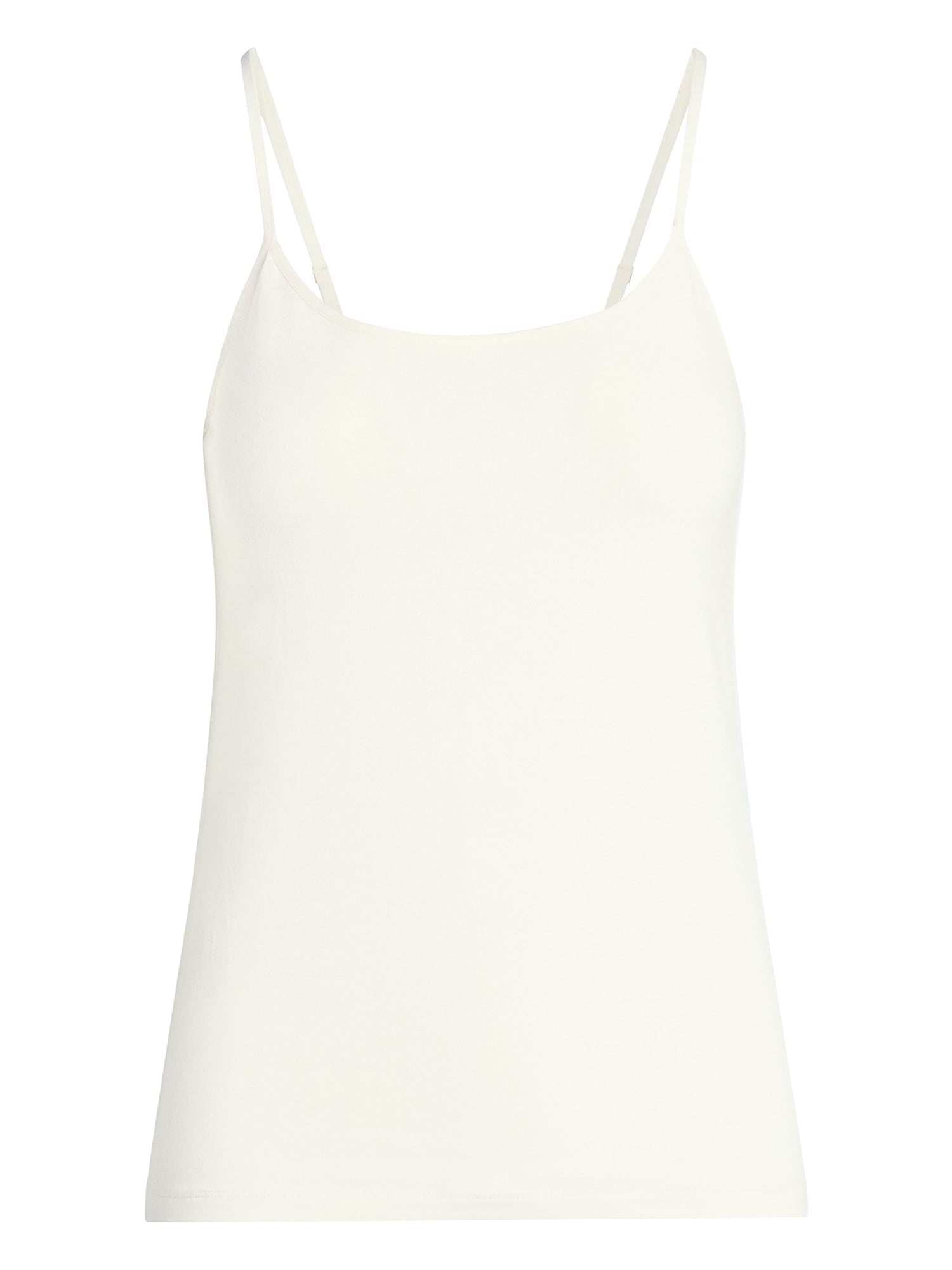 Time and Tru Women’s Adjustable Strap Cami, Sizes XS-XXXL