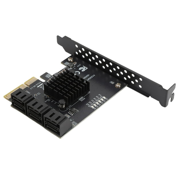 Tarjeta De Extensión PCIe A Serial ATA3.0, Eficiente De 6 Puertos PCIe Expansion Expansion Resin Resin Iron Para El Juego