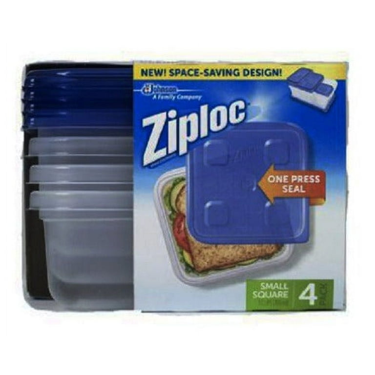 Ziploc 70937 Food Storage Container, 32 oz Capacity, Plastic