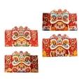 thumbnail image 2 of veasfak 4Pcs Chinese New Year Red Envelopes Money for Birthday Spring Festival C, 2 of 7