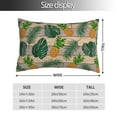 thumbnail image 4 of Disketp Pillow Covers Pineapples Palm Leaves Pattern Throw Pillow Case Cushion Covers,Cushion For Bedroom,Couch,Home-20"X30", 4 of 9