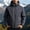 #0148-Dark Gray, variant on Men's Waterproof Rain Jacket Hooded Lightweight Outdoor Windbreaker with Zipper Pockets Drawstring for Travel Daily Commute