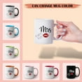 thumbnail image 4 of GIFAMI Mr and Mrs Couples Gifts, Funny Idea Gift for Newlyweds Him Her Bridal Shower New Engaged Married Set 2 Coffee Mug (Mr Right and Mrs Always Right, 11oz. Light Green Accent Couple Mug), 4 of 6