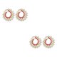 thumbnail image 4 of Minnieouse 1 par de pendientes bohemios boda aniversario vacaciones moda joyería novia regalo personalizado accesorios rosa Type2 NO2 Minnieouse CBP227465, 4 of 6