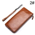 thumbnail image 2 of Mens Wristlet Purse Solid Color Thin Phone Wristlet Wallet Long Zipper Wallet, 2 of 10