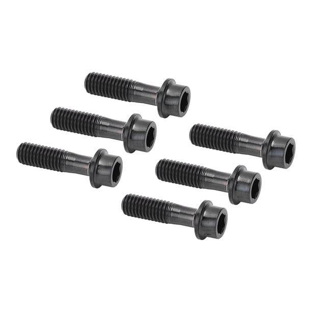 DEWIN RISK, 6 uds., tornillos de fijación de vástago de bicicleta M5x18mm, pernos de fijación de palanca de freno de bicicleta, piezas de vástago de bicicleta hueco negro para bicicleta de montaña y c