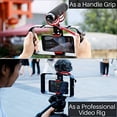 thumbnail image 2 of Ulanzi U Rig Pro Video Rig para iPhone, estabilizador de teléfono con triple soporte de zapata fría, soporte de trípode para teléfono para iPhone 16 15 14 13 12 11 Pro Max XS Max X 8 plus OnePlus 7 Pr, 2 of 5