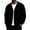 10#Black, variant on Button Down V-Neck Jacket for Men, Trendy Long Sleeve Solid Color Loose Fit Fall Casual Cozy Streetwear Outerwear Blue 2XL