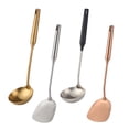 thumbnail image 4 of Espátula de acero inoxidable para cocina, cuchara para olla caliente, cuchara para sopa, cuchara creativa para cocinar, juego de pala, utensilios de cocina de acero inoxidable, 4 of 5