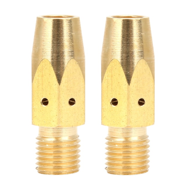 169728, Brass Contact Tip Diffuser High Hardness MIG Welding Diffusers Compatibility 5PCS For M-25 M-40 For MIG