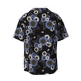 thumbnail image 2 of Fotbe Sunflowers print Short Sleeve Button Down Shirts for Men Casual Summer Beach Wrinkle Free Shirt-XX-Large, 2 of 7