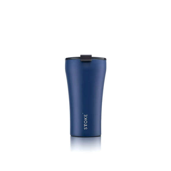 Sttoke Leakproof Ceramic Reusable Coffee Cup 16 oz - Magnetic Blue