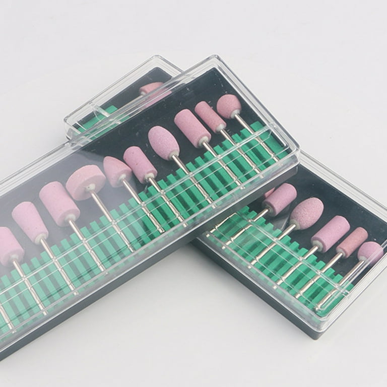 VNT Nail Supply - Acrylic Nail Brush & Cabide Bits Gule Holder