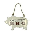 thumbnail image 1 of 3D Metal Southern Country BBQ Pig Antique Style Wall Sign Rustic Bar Pub Man Cave Restaurant Decor, 1 of 4