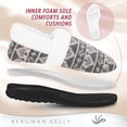 thumbnail image 6 of Bergman Kelly Warm Knit House Slippers for Women (Arctic Love Collection - Booties Style), US Company, 6 of 8