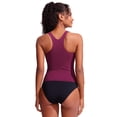 thumbnail image 2 of Top Tankini CRZ YOGA con Espalda Deportiva, Relleno y Cuello Alto Fucsia M, 2 of 5