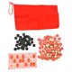 thumbnail image 2 of 130 piezas de piedras de bingo, fichas de bingo, piezas sólidas de juego de bingo de fácil lectura, ajedrez de bingo para viajes, fiestas navideñas y, 2 of 9