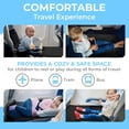 thumbnail image 2 of Toddler Airplane Bed - Airplane Seat Extender for Kids, Airplane Travel Essentials for Kids, Durable & Water-Resistant Oxford Fabric, with Travel Bag, Safe Design, 2 of 6
