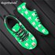 thumbnail image 1 of Doginthehole - Zapatillas de deporte antideslizantes con estampado de dientes de dibujos animados, cómodas, de malla, para niñas y mujeres, 1 of 6