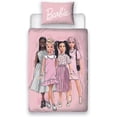 thumbnail image 1 of Barbie Official Single Childs Duvet Cover Set | Figures Design Reversible 2, 1 of 7