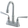 thumbnail image 1 of Kingston Brass KS2491ZL Two Handle 4 in. Centerset Bar Faucet, 1 of 3