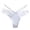 White, variant on Women's Panties Pure Lace Transparent Underwear For Girls Low Waist Seamless Hollow Thin Straps Crotch T String T Pants White One Size