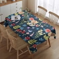 thumbnail image 2 of Pioneer Flower Floral Print Pattern Rectangle Tablecloth 60"x84",Waterproof Polyester Rectangle Table Cloth, Wipeable Spillproof Polyester Tablecloth for Dining, Camping, Indoor and Outdoor, 2 of 5