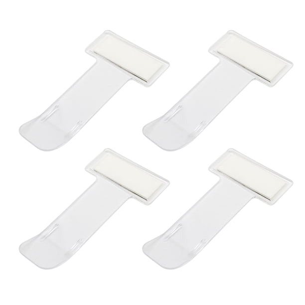 Btafrte 4 Uds. Clip Sujeción para Tique Estacionamiento Coche Pegatina Sujeción para Ventana Parabrisas Coche