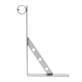 thumbnail image 3 of Support de Tringle de Placard en Acier Inoxydable Gain de Place Support de Tringle Mural Multifonctionnel Design Triangle, 3 of 8