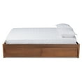thumbnail image 4 of Baxton Studio Yara Modern and Contemporary Walnut Brown Finished Wood King Size 4-Drawer Platform Storage Bed Frame, 4 of 14