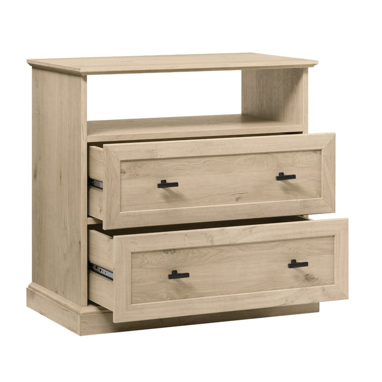 ナイト Walker Edison Modern Nightstand with Drawers and Shelves