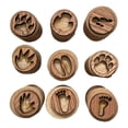 thumbnail image 2 of 9x Sellos de madera BLESIY huellas de animales Estilo AS 25-35 cm, 2 of 8