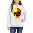 thumbnail image 4 of Cowsor Halloween Girls Casual Hoodies Cute Graphic Pullover Tops for Teen Girls 2025 Long Sleeve Hoodies Winter Clothes, 4 of 7