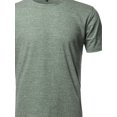 thumbnail image 3 of FashionOutfit Men's Solid Marble Short Sleeves Crew Neck T-Shirt, 3 of 3
