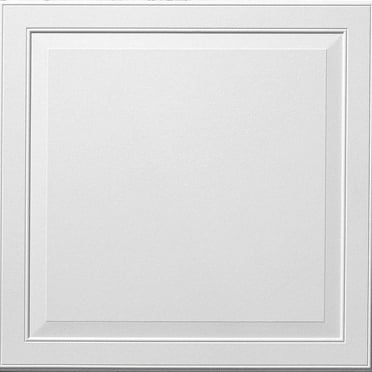 Armstrong 2x2 LEDGES Acoustic Ceiling Tiles for Suspended Ceiling Grids, 6-tiles per pack, White
