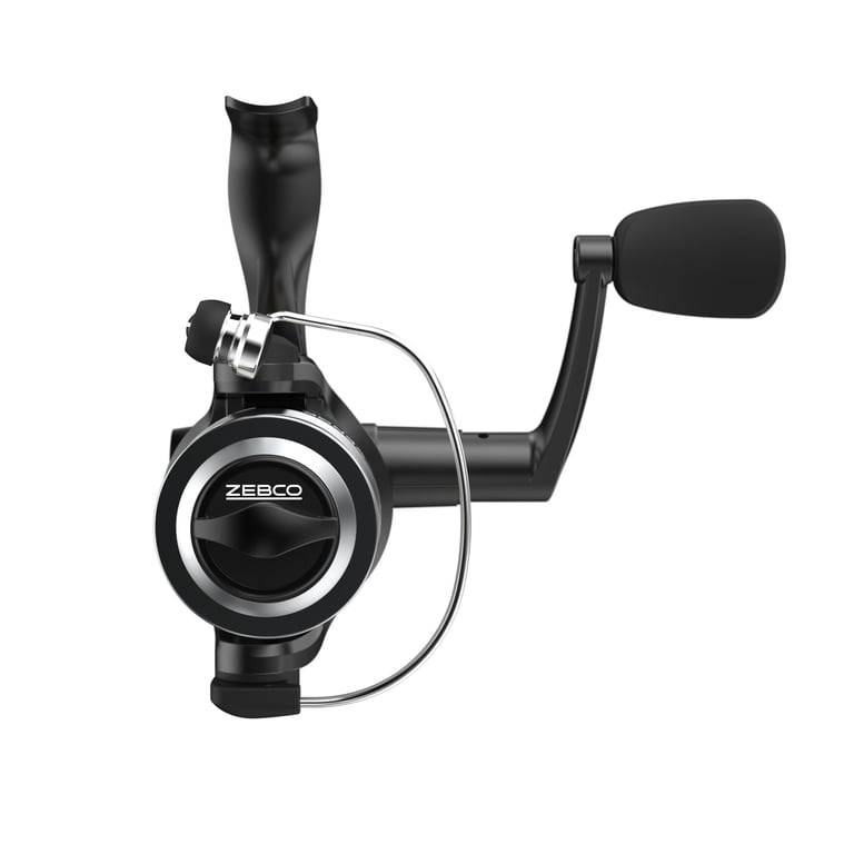 Zebco Verge Spinning Fishing Reel, Size 05 Reel, Black (Clam