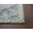 thumbnail image 3 of Rizzy Rugs Resonant Area Rug RS932A Dark Gray Bulbs Bordered 2' 6" x 8' Rectangle, 3 of 3