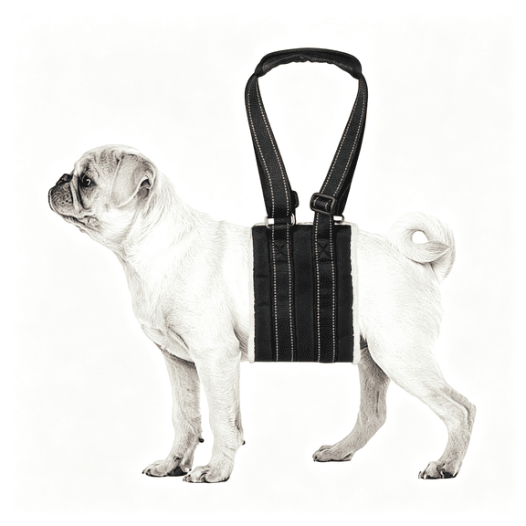 GASTROPOD Adjustable Dog Lift Harness Dog Sling Portable Dog Sling for Back Legs Harness for Senior,Injured,Disabled Dogs After Acl Surgery Dog Sling Dog Wheelchair for Back Legs (S)