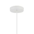 thumbnail image 3 of CWI Lighting Keila 1 Light Down Contemporary Metal Pendant in Matte White/Gold, 3 of 6