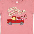thumbnail image 4 of Inktastic It's My 1st Valentine's Day with Red Truck and Hearts Boys or Girls Baby T-Shirt, 4 of 5