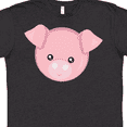thumbnail image 4 of Inktastic Cute Pig, Little Pig, Pig Head, Pink Pig T-Shirt, 4 of 5