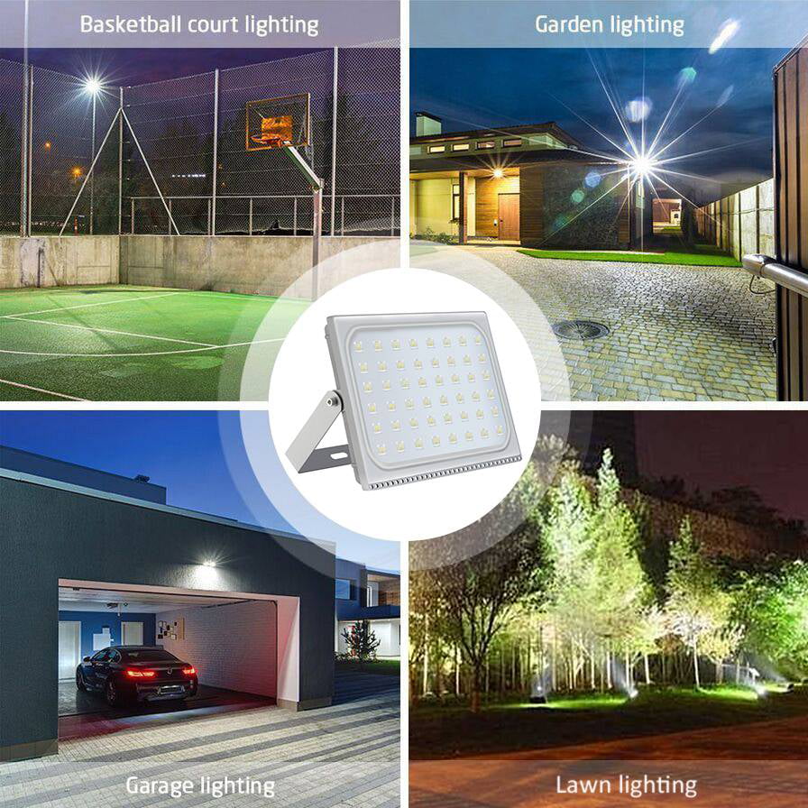 2PCSX 300W Cool Ultra Thin LED Floodlight Garden Lighting Outdoor Security Light