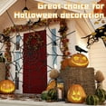 thumbnail image 6 of Spider Webs Halloween Decorations Outdoor, 10.5ft Black Fake Spider Web, Scary Haunted House Outdoor Wall Decor for Halloween Party Hanging Decorations, 6 of 7
