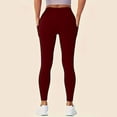 thumbnail image 5 of Leggings with Pockets for Women High Waisted Tummy Control Workout Hip Lift Yoga Pants Activewear Soft Stretchy Athletic Casual Yoga Pants, 5 of 5