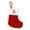 S, variant on Dmlowu Christmas Stockings Decorations, 6x7 Incg Red Xmas Stockings with Initials, Luxury Soft Personalized Christmas Stockings for Holiday Party Christmas Tree Decorations Letter I