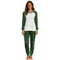 thumbnail image 2 of FDGIU Festive Christmas Pajama Set, Women's Printed Long Sleeve Pjs, Cozy Holiday Loungewear, 2 of 5