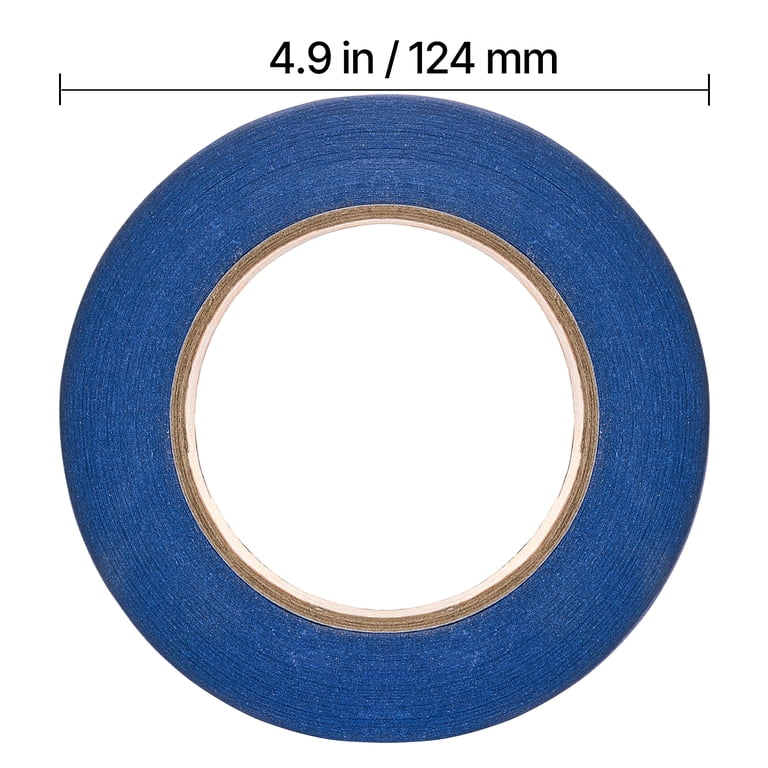 KFFKFF Blue Painter's Tape, 2 Inch Wide, 3 Rolls photo 8