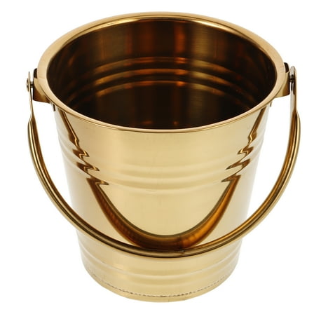 WHAMVOX 1Pack Beverage Tub for Cooling Golden Rectangular Stainless Steel 15.0X13.0X10.0in