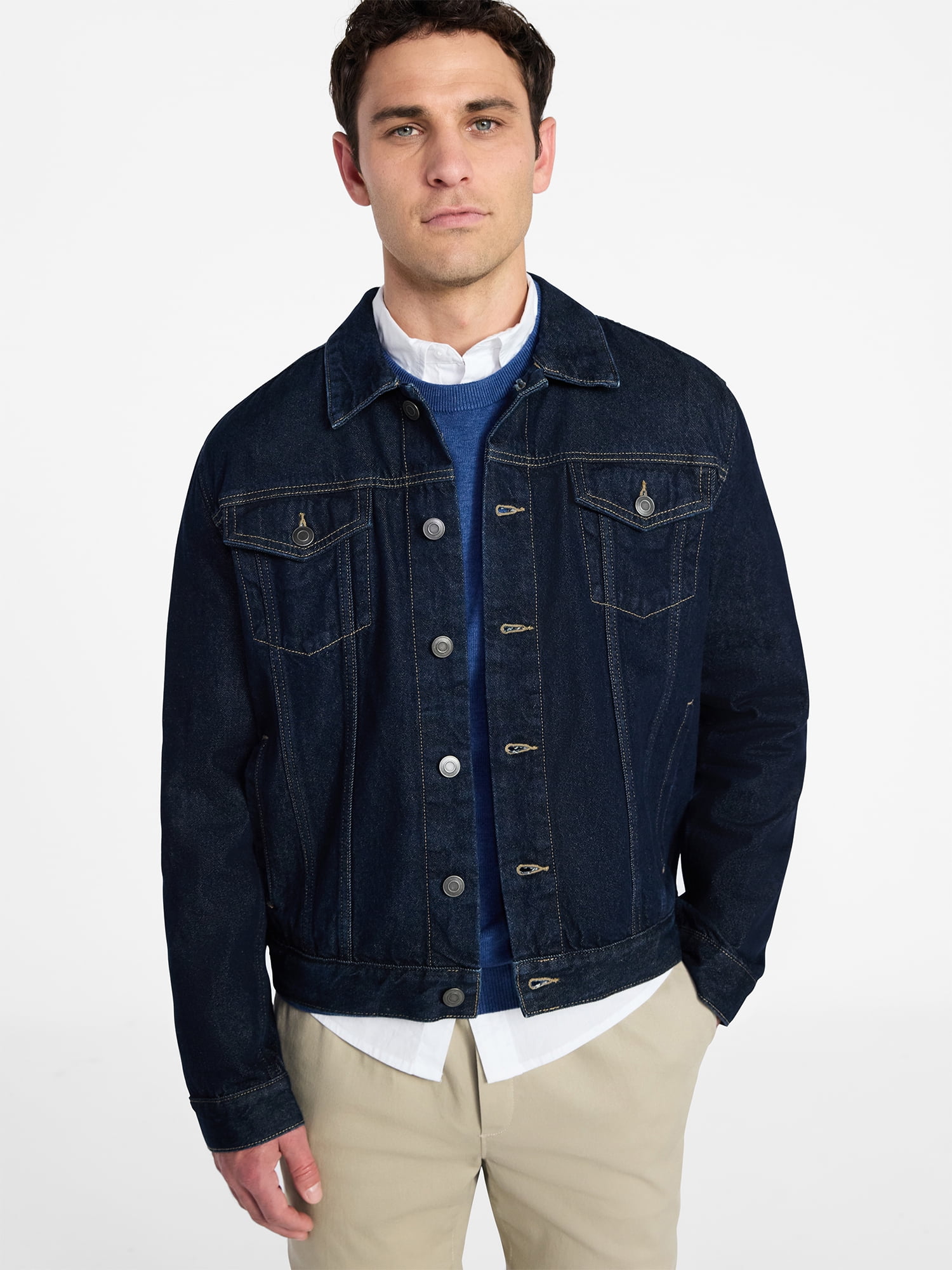George Men's & Big Men's Denim Jacket, Sizes S-3XL